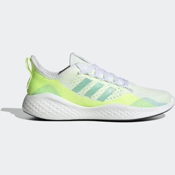 ADIDAS Womens Fluid Flow 2 Running Shoe In “Hi-Res Yellow” Size 9.5 - Picture 1 of 16